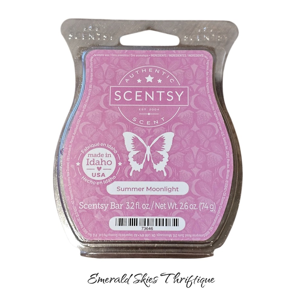 Scentsy summer moonlight wax bar, new. Free shipping